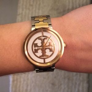 Two tone Tory Burch watch